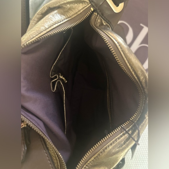 Kooba Gold Metallic Shoulder Bag. Hand crafted from the finest quality leathers - Picture 4 of 9